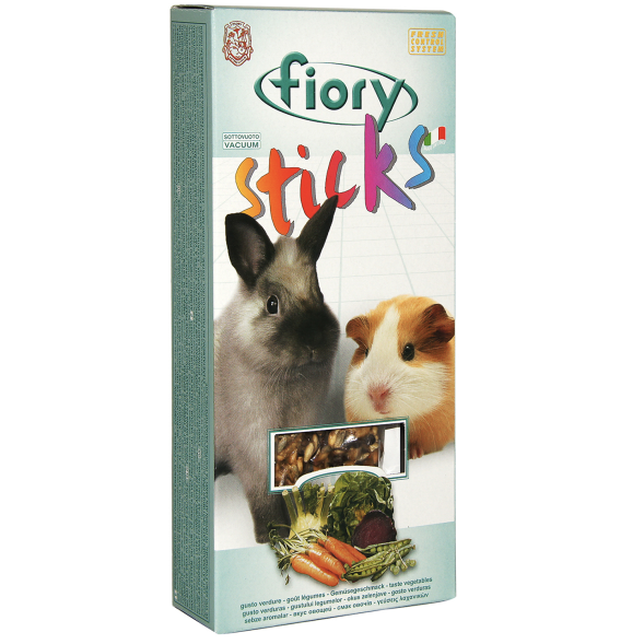Fiory - Палочки для кроликов и морских свинок Sticks с овощами, 2х50 г