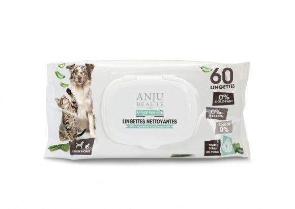 Anju Beaute Cleaning wipes - Очищающие салфетки для собак и кошек 60шт