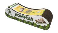 HomeCat Мятная Волна - Когтеточка для кошек из гофрокартона 8х12х9 см