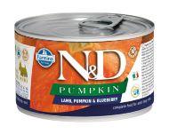 Farmina ND Pumkin - Консервы для собак мелких пород, ягнёнок с тыквой и черникой 140 гр
