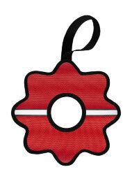 Tappi - "Олли" игрушка для собак: красный цветок со светоотражающей полоской