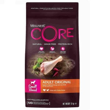 Core - Корм для взрослых собак мелких пород, с индейкой и курицей