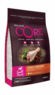 Wellness Core Adult Small - Корм для взрослых собак мелких пород, с индейкой и курицей
