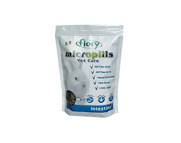 Fiory - Micropills Vet Care Intestinal корм для карликовых кроликов профилактика кокцидиоза 850 г