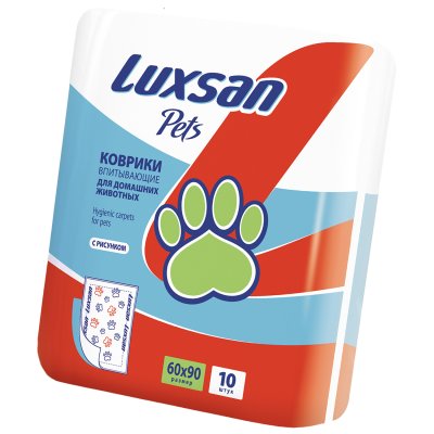 LUXSAN Premium - Коврики (пеленки) для животных 60х90, 10 шт LUXSAN Premium - Коврики (пеленки) для животных 60х90, 10 шт