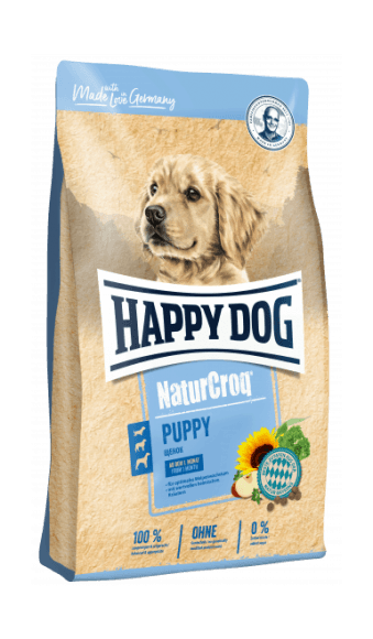 Happy Dog NaturCroq Puppy - Сухой корм для щенков всех пород, с Цыпленком