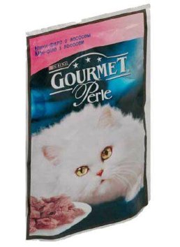 Gourmet Perle - мини-филе с лососем в подливке 85гр