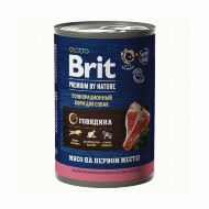 Brit Premium by Nature - Консервы для собак, С Говядиной для взрослых собак всех пород, 410 гр