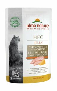 Almo Nature HFC Cuisine - паучи для кошек с куриным филе и сыром 55гр