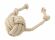 Mr.Kranch Игрушка - для собак Мяч из каната на шнуре 48*8 см цвет натуральный