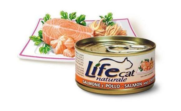 4056.580 LifeCat Salmon and Chicken- Konservi dlya Koshek s lososem i kyricei v byolone 70 gr . Zoomagazin PetXP 79953.jpg