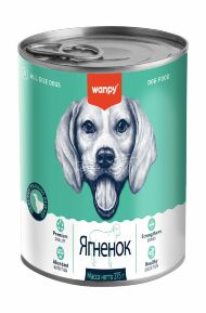 Wanpy Dog - Консервы для собак из ягненка 375 г