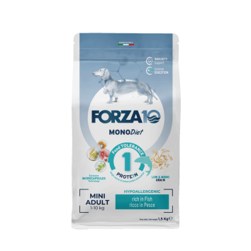 Forza10 - MonoDiet (МоноДиета) - Сухой корм для взрослых собак мелких пород, с Рыбой