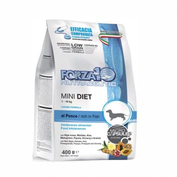 Forza10 - MonoDiet (МоноДиета) - Сухой корм для взрослых собак мелких пород, с Рыбой