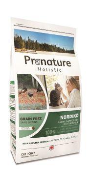 Pronature Holistic Nordiko Cat - беззерновой корм для кошек с индейкой 