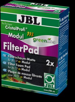 JBL - Сменная губка для модуля расширения внутреннего фильтра CristalProfi m, 2 шт. (CristalProfi m greenline Module FilterPad)