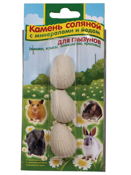 ВАКА - Соляной камень для грызунов с минералами и йодом