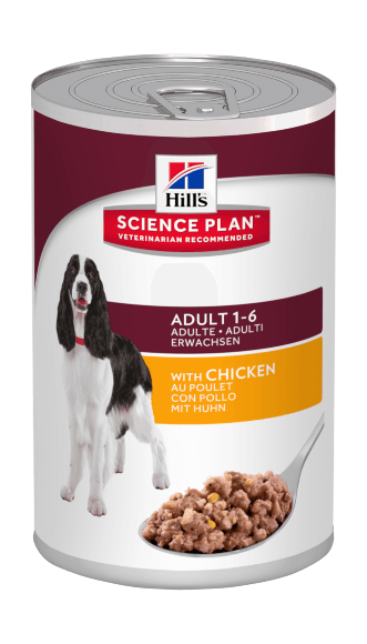 Hill's Science Plan Adult Chicken - Консервы для собак с курицей 370 гр