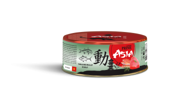 Prime Asia - Консервы для кошек, Тунец с Красной Кефалью, в желе, 85 гр