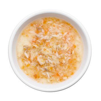 Organix - консервированный паучи (суп) для котят, с треской, овощами и рисом 80гр