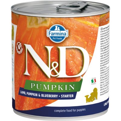 Farmina N&D Pumpkin - Консервы для щенков, Ягненок с Тыквой и Черникой 285 гр Farmina N&D Pumpkin - Консервы для щенков, Ягненок с Тыквой и Черникой 285 гр