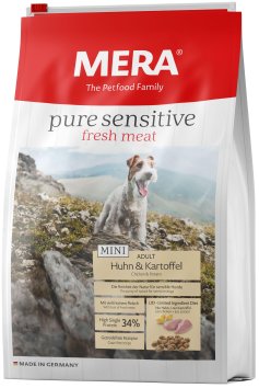 Mera Pure Sensitive Mini - Сухой корм для собак малых пород, с индейкой и картофелем