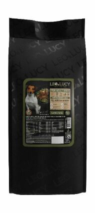 Leo & Lucy Holistic - Сухой корм для собак мини пород, Ягненок с травами, 4.5 кг