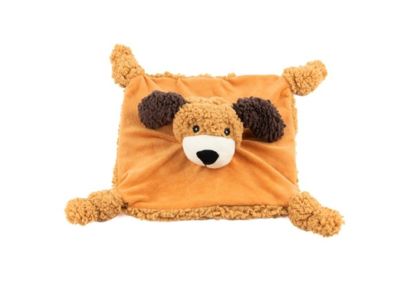 Aromadog Rescue - Игрушка для собак, собачка - плед с пищалкой, рыжая, 30см