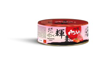 Prime Asia - Консервы для кошек, тунец с лососем в желе, 85 гр