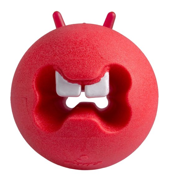 Rogz - Игрушка с отверстиями для лакомств и массажными насечками (Fred Ball)