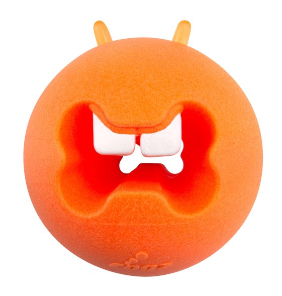 Rogz - Игрушка с отверстиями для лакомств и массажными насечками (Fred Ball)