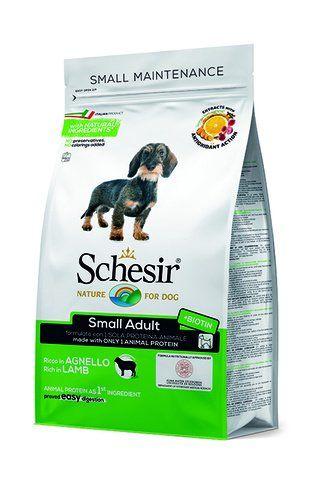 Schesir Adult Small - Сухой корм для собак мелких пород с ягненком