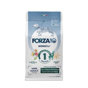 Forza10 - MonoDiet (МоноДиета) - Сухой корм для взрослых собак мелких пород, с Олениной и Картофелем