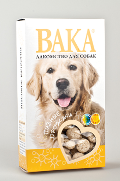 ВАКА - Лакомство для собак, пивные дрожжи, 100гр