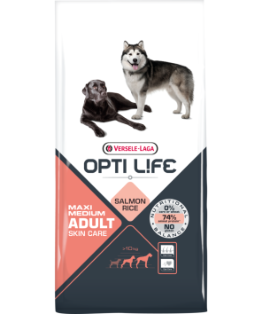Opti Life - сухой корм для собак средних и крупных пород с чувствительной кожей