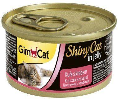 Gimpet ShinyCat - Консервы для кошек, цыпленок с крабами 70гр