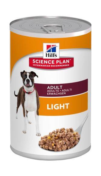 Hill's Science Plan Light - Низкокалорийные консервы для собак 370 гр
