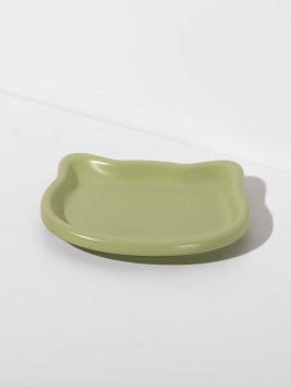 PetSHOP - Миска керамическая с низкими бортами &amp;quot;кошечка&amp;quot;, 130 мл