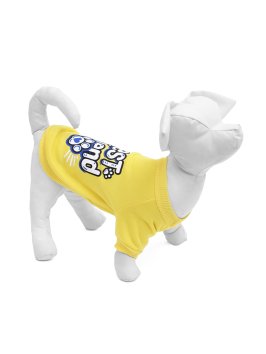 PetSHOP - Толстовка для собак, с надписью, желтая