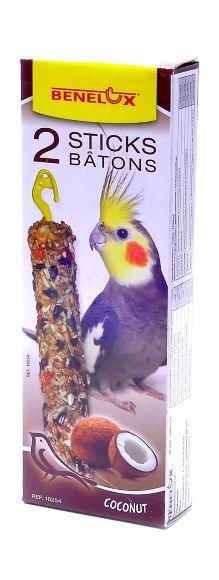 Benelux Seedsticks Coconut - Лакомые палочки с кокосом для длиннохвостых попугаев
