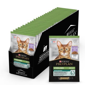 Purina Pro Plan Nutri Savour - Паучи для взрослых стерилизованных кошек, кусочки с индейкой, в желе 85гр