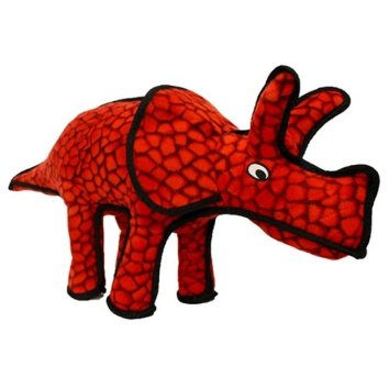 Tuffy - Игрушка для собак &amp;quot;Динозавр Трицератопс&amp;quot;, прочность 8/10 (Jr Dinosaur Triceratops)