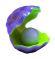 GloFish - Раковина-жемчужница-декорация с GLO-эффектом 7,6х8,1х8,1 см