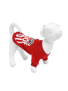 PetSHOP - Толстовка для собак, с надписью, красная