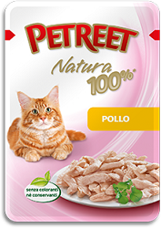 Petreet -  Паучи для кошек Курица 85 г