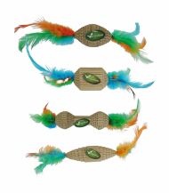 Papillon - Игрушка для кошек из гофрированной бумаги с перьями в ассортименте