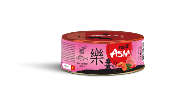 Prime Asia - Консервы для кошек, тунец с креветками в желе, 85 гр