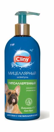 Cliny - Шампунь для собак, Гипоаллергенный, 300 мл