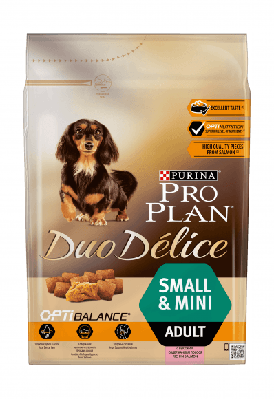 Pro Plan Duo Delice - Сухой корм для собак малых пород с лососем