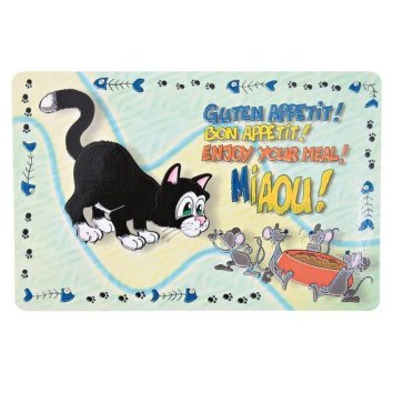 Trixie - Коврик под миску &amp;quot;Cat&amp;quot; 44*28 см